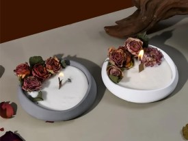 Molde silicona centro mesa aura natural